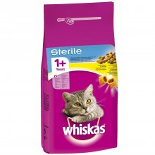 Whiskas 1+ Sterile &pi;&lambda;ή&rho;&eta;&sigmaf; &xi;&eta;&rho;ή &tau;&rho;&omicron;&phi;ή &gamma;&iota;&alpha; &Sigma;&tau;&epsilon;&iota;&rho;&omega;&mu;έ&nu;&eta; &gamma;ά&tau;&alpha; &mu;&epsilon; &kappa;&omicron;&tau;ό&pi;&omicron;&upsilon;&lambda;&omicron; 1,4kg