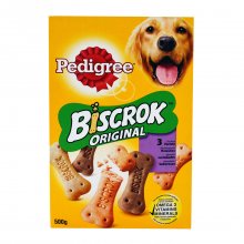 Pedigree BISCROK Original biscuits &mu;&pi;&iota;&sigma;&kappa;ό&tau;&alpha; &sigma;&kappa;ύ&lambda;&omicron;&upsilon; 500gr