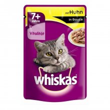Whiskas 7+ &pi;&lambda;ή&rho;&eta;&sigmaf; &upsilon;&gamma;&rho;ή &tau;&rho;&omicron;&phi;ή &gamma;&iota;&alpha; &eta;&lambda;&iota;&kappa;&iota;&omega;&mu;έ&nu;&eta; &gamma;ά&tau;&alpha; &mu;&epsilon; &kappa;&omicron;&tau;ό&pi;&omicron;&upsilon;&lambda;&omicron; &sigma;&epsilon; &sigma;ά&lambda;&tau;&sigma;&alpha; 100gr