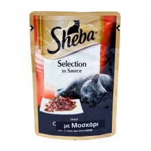 Sheba &pi;&lambda;ή&rho;&eta;&sigmaf; &upsilon;&gamma;&rho;ή &tau;&rho;&omicron;&phi;ή &gamma;&iota;&alpha; &epsilon;&nu;ή&lambda;&iota;&kappa;&epsilon;&sigmaf; &gamma;ά&tau;&epsilon;&sigmaf; &mu;&epsilon; &mu;&omicron;&sigma;&chi;ά&rho;&iota; &sigma;&epsilon; &sigma;ά&lambda;&tau;&sigma;&alpha; 85gr